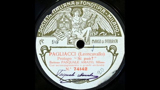 Si Puo? (Pasquale Amato) [Fonotipia] смотреть онлайн