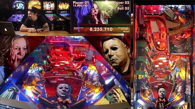 Стрим! Онлайн разбор геймплея на пинбол машине John Carpenter's Halloween от Spooky pinball смотреть онлайн