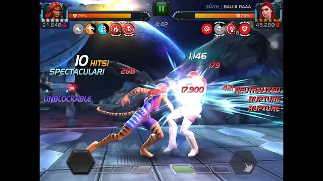 Node 49 Bwdo Solo with Tigra | Marvel Contest of Champions смотреть онлайн