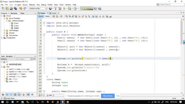 Day 19 | Arrays | java.util.Arrays | equals | toString | in hindi смотреть онлайн