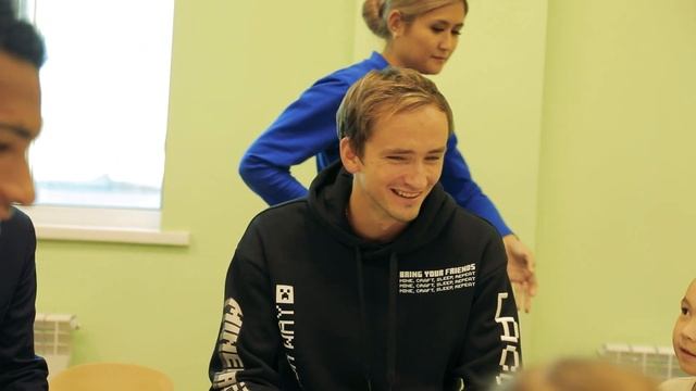 Daniil Medvedev and Felix Auger-Aliassime visited autism center in Astana | Astana Open ATP 500 смотреть онлайн