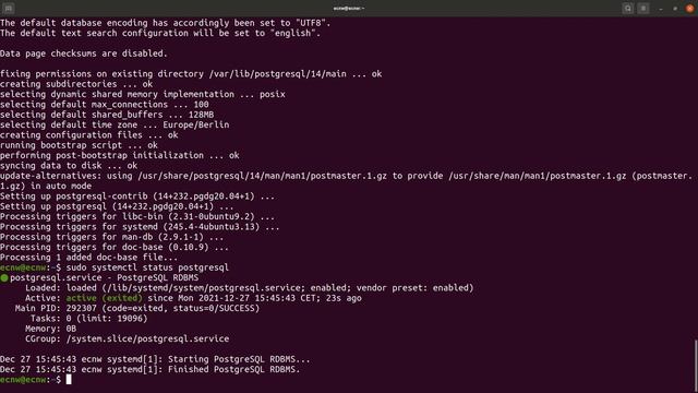 Install postgresql on ubuntu 20.04 смотреть онлайн