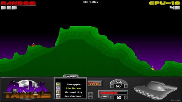 Pocket Tanks (Карманные танки), игра на ПК смотреть онлайн
