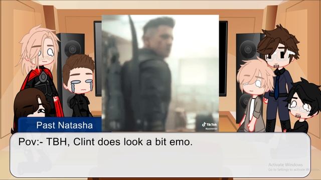 Past original 6 Avengers react to the future | Part 2 | ⚠️Glitchy music⚠️ смотреть онлайн