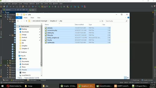 Tutorial pembuatan aplikasi Android dengan android studio. sqlite, php dan mysql (Lazday) смотреть онлайн