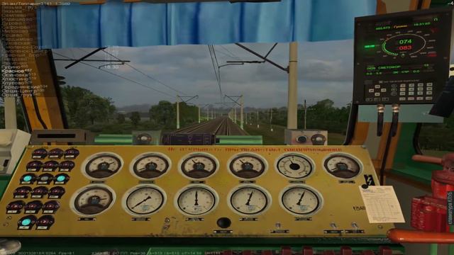 Поездка с поездом ПД ( повышенной длины ) по участку Смоленск-Орша смотреть онлайн