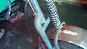 Самодельный трицикл, передняя вилка своими руками.