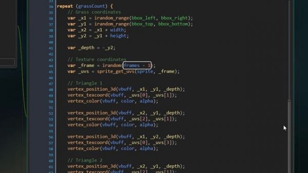 Fast GRASS Tutorial -- GameMaker Studio 2 (Vertex Buffers for Beginners)