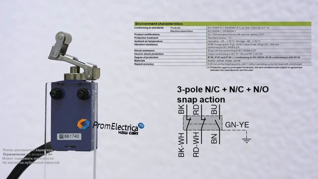 ZCMD39L1 + ZCE24 Концевой выключатель ZCM D39L1 + ZCE 24 смотреть онлайн