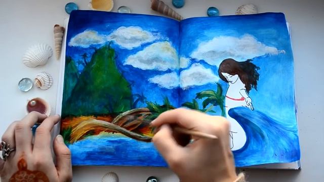 Блокнот "Дорисуй" #7 [Моана] смотреть онлайн