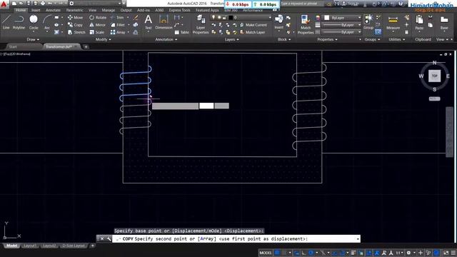 Transformer Drawing with AutoCAD।। How to draw a Transformer ।। AutoCAD Electrical Project-2020 смотреть онлайн