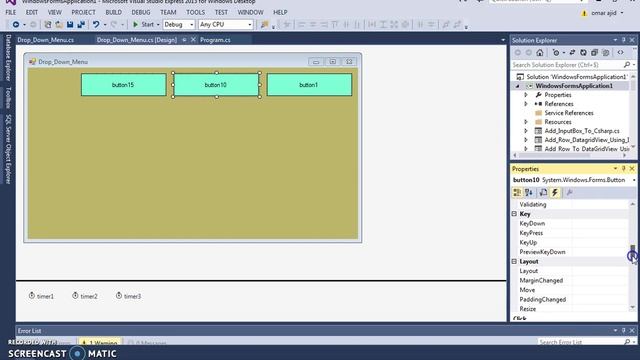 C# - How to Create a Drop Down Menu in C# [ with source code ] смотреть онлайн