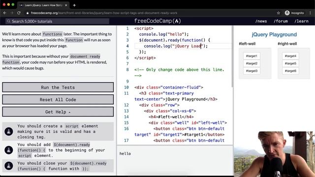 Learn How Script Tags and Document Ready Work - jQuery - Free Code Camp смотреть онлайн