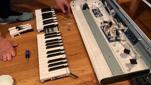 How to CLEAN and REPAIR BROKEN KEYS on your M-Audio Axiom Pro 49 (or Equivalent) Keyboard смотреть онлайн