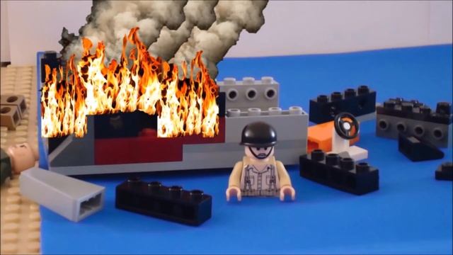 Lego D-Day Omaha Beach