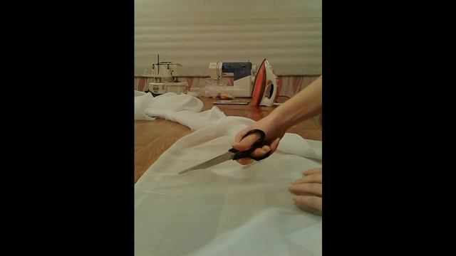 Как выровнять ткань - занавеску, портьеру# смотреть онлайн