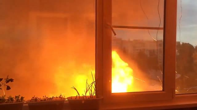 Вологда горит🔥! Шок! Пожар достиг уровня 9 этажного дома 1 смотреть онлайн