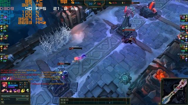 Pentium Dual-Core E5400 \ Geforce 210 \ League of Legends @1080p \ medium low settings смотреть онлайн