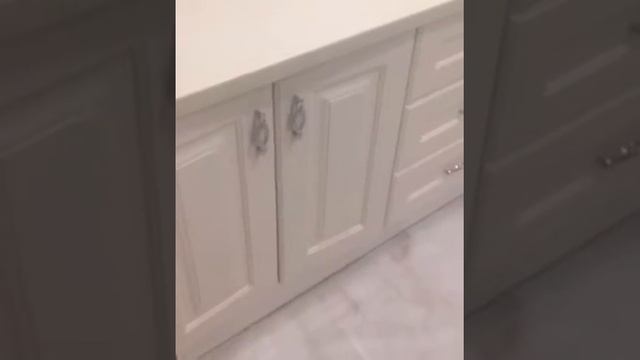 Тумба в ванную со столешницей из искусственного камня. смотреть онлайн