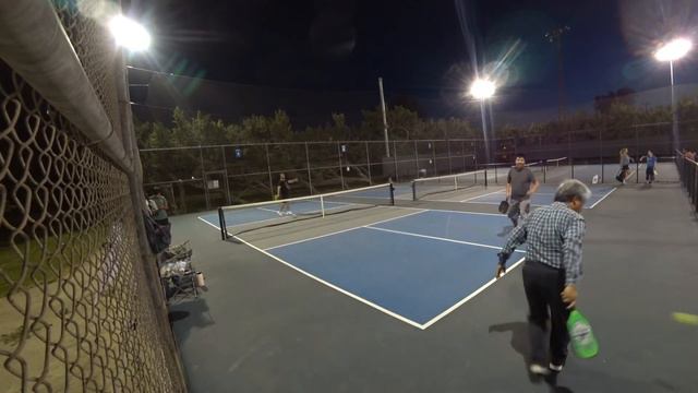 【Pickleball Match】 Jason & Dad VS Bruce & Mom