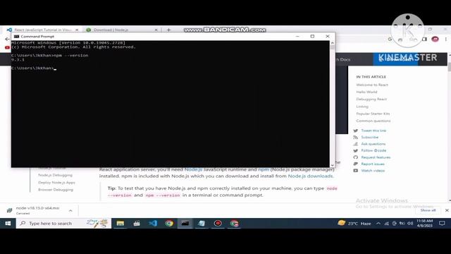 how to install react js in visual studio code смотреть онлайн