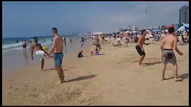 Израиль. Море, солнце и удовольствия ! Ашдод отдыхает. смотреть онлайн