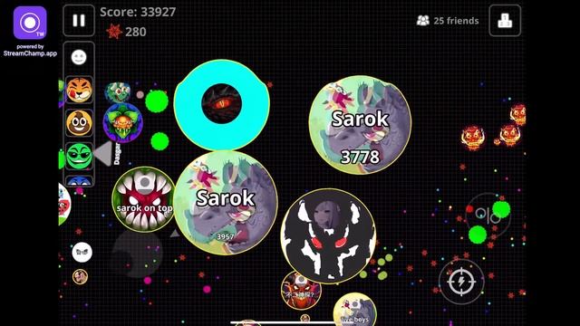 HELLO - 75 000 Agar.io Live Stream | Sarok смотреть онлайн