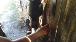 Почему не стоит покупать турбо печку. Обзор самодельной щепочницы. Сделано своими пуками.