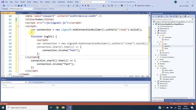 [NETCORE] Aplicación de Chat [MCT Tutorials-ASP NET Core-SignalR-WebSockets] . смотреть онлайн