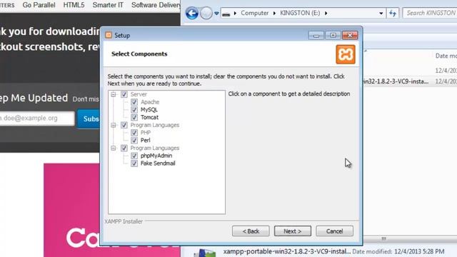 Install XAMPP Lite on a Flash/Thumb Drive Tutorial смотреть онлайн