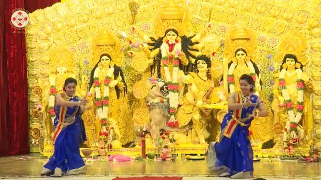 Durga Dancing / DAY 2 / Navaratri Homa & Durga Pooja :  11 October 2018 Morning,  Muddenahalli