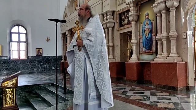 Проповедь архимандрита Мелхиседека (Артюхина) после литургии в Благовещенском соборе Йошкар-Олы смотреть онлайн