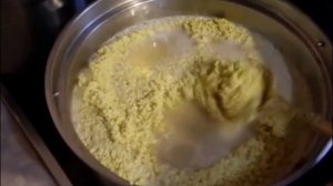 Рыбалка  Пшенная каша для ловли фидером на сильном течении