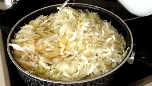 Самая вкусная Капуста с Картофелем на гарнир. Тушеная капуста ПП смотреть онлайн