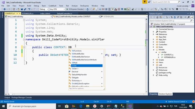 Entity Framework Ders 43 Mvc Code First ile Db ve Tablo Oluşturma смотреть онлайн