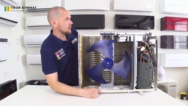 Наружный блок кондиционера Airwell AW-HKD009-N91/ AW-YKD009-H91.mp4 смотреть онлайн