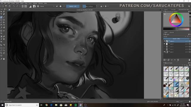 MY COMPLETE DIGITAL PAINTING PROCESS смотреть онлайн