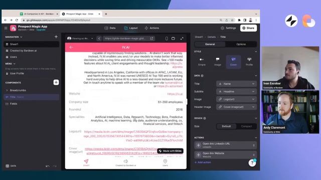 Unlock the Power of No-Code Automation and AI with Glide and Bardeen | Build With Glide смотреть онлайн