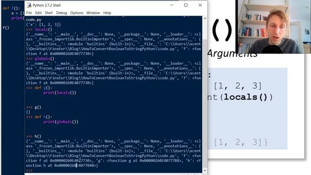 Python locals() Simply Explained смотреть онлайн