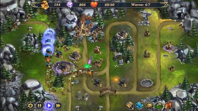 Royal Defense: Invisible Threat Wastelands Level 2-1 Hard 3 Stars смотреть онлайн