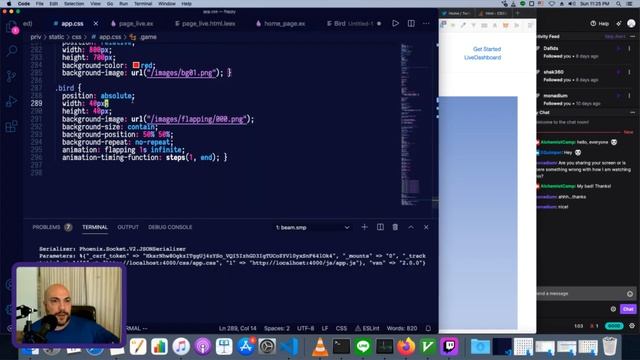 Livestream: Animation of Flappy Phoenix assets (CSS, HTML and some Phoenix + LiveView if there's ti смотреть онлайн