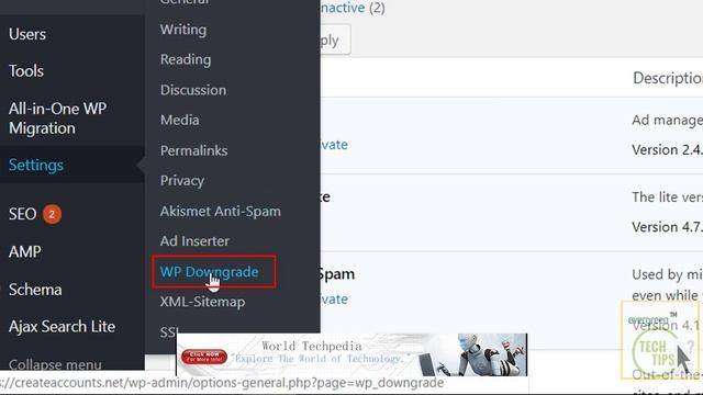 How To Downgrade Wordpress Version [100% Working Tutorial ] - Wordpress 5.0 Update смотреть онлайн