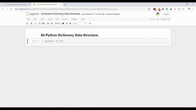 62-Python Dictionary Data Structure смотреть онлайн