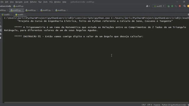 Python: Seno, Cosseno e Tangente. Cálculo de Forma simples e Objetiva. смотреть онлайн