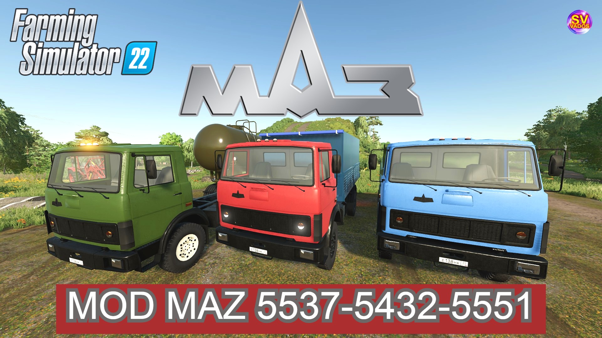 ✅Farming Simulator 22? МОД МАЗ - 5537- 5432 - 5551 смотреть онлайн
