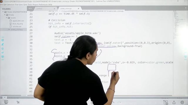 Ursina Projects : Snake | GeeksforGeeks School смотреть онлайн