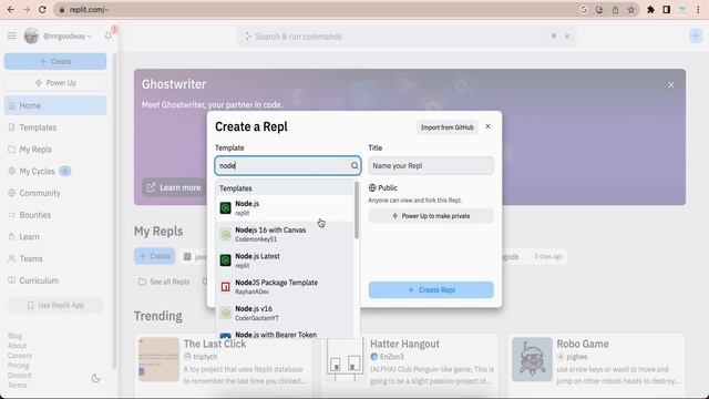 Node Js Backend 프로그래밍 #REPLIT смотреть онлайн