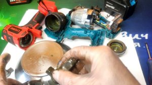 Ревизия гайковёрта HEIMERDINGER LB165 после 2 лет работы  сравнение деталей с LYUWO LW-LDD60