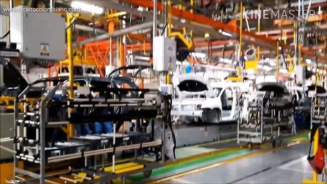 Aspectos del proceso de ensamble de carros Renault en Colombia смотреть онлайн