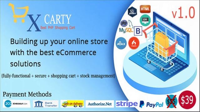 xCarty - E-commerce System with Stock Management | Codecanyon Scripts and Snippets смотреть онлайн